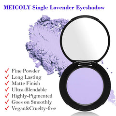 MEICOLY lilac palette compact ideal for travel and quick looks.