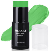 MEICOLY lime green face paint stick for witch makeup with long-lasting color