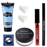 MEICOLY Sally makeup kit face paint in light blue for authentic Sally cosplay