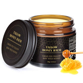 MEIDU beef tallow honey balm jar with deep hydration for face and body.