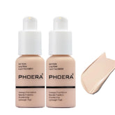 Meifen 2-pack matte foundation bottle pour illustrating oil-control formula for all-day wear