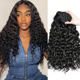 Meiguiyu water wave bundles 16 inch natural color for versatile styling.