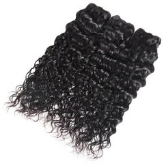 Meiguiyu water wave bundles 18 inch natural color for soft, bouncy waves.