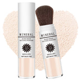 Meilury Sunscreen Setting Powder SPF 35 on translucent face for daily protection