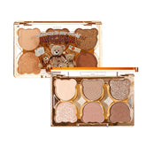 MeiPlumLai 6-color eyeshadow palette offers versatile matte and shimmer shades for daily looks.
