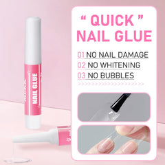 MEKK 24-piece nail glue kit ready for home or salon use.