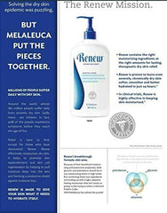 Melaleuca Renew cream texture swirl illustrating rich, fast-absorbing moisture