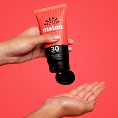 Melan Everyday SPF 30 with rosemary and basil, natural scent boosts a refreshing feel