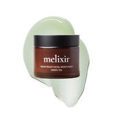 Melixir Vegan Relief Facial Moisturizer pump bottle delivers lightweight hydration.