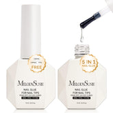 MelodySusie 3Free 5-in-1 nail glue gel bottle for secure, long-lasting adhesion.
