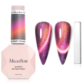 MelodySusie 9D Cat Eye polish bottle with magnetic shimmer for dazzling nails.