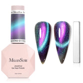 MelodySusie 9D cat-eye polish bottle shows magnetic shimmer for dramatic nails.