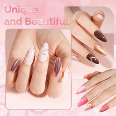 MelodySusie champagne chrome powder for subtle metallic shine on nails