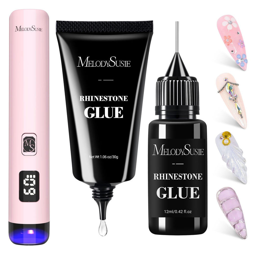 MelodySusie ART01R flash cure light for rapid rhinestone gel applications.