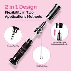 MelodySusie brush-tip precision application enables accurate gem placement.