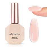 MelodySusie Builder Gel Nude provides thickening for stronger nails and length support.