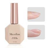 MelodySusie Clear Builder Gel bottle for thickening overlays and base nail application.