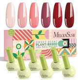 MelodySusie Crimberry Spark gel set — rich color palette for bold nails.