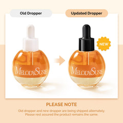 MelodySusie cuticle oil dropper highlighting precise application
