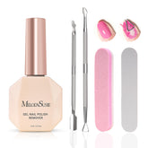 MelodySusie gel nail remover bottle for quick at-home polish lifting