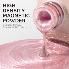 MelodySusie Jeweliver magnetic tool demonstrating cat-eye effect process