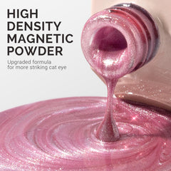 MelodySusie Jeweliver rose pink glitter holographic finish for stylish nail art