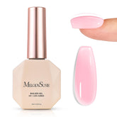 MelodySusie milky pink builder gel bottle enables salon-grade thickness.