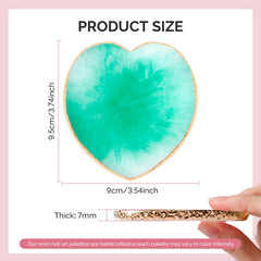 MelodySusie multi-purpose nail art palette used for blending and display