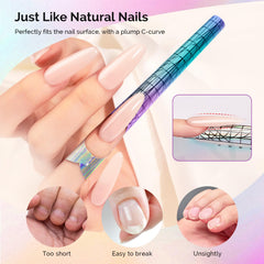 MelodySusie Nail Forms with strong adhesion for a secure hold during application.