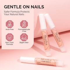 MelodySusie nail glue - fast-dry 3-second set for quick fixes.