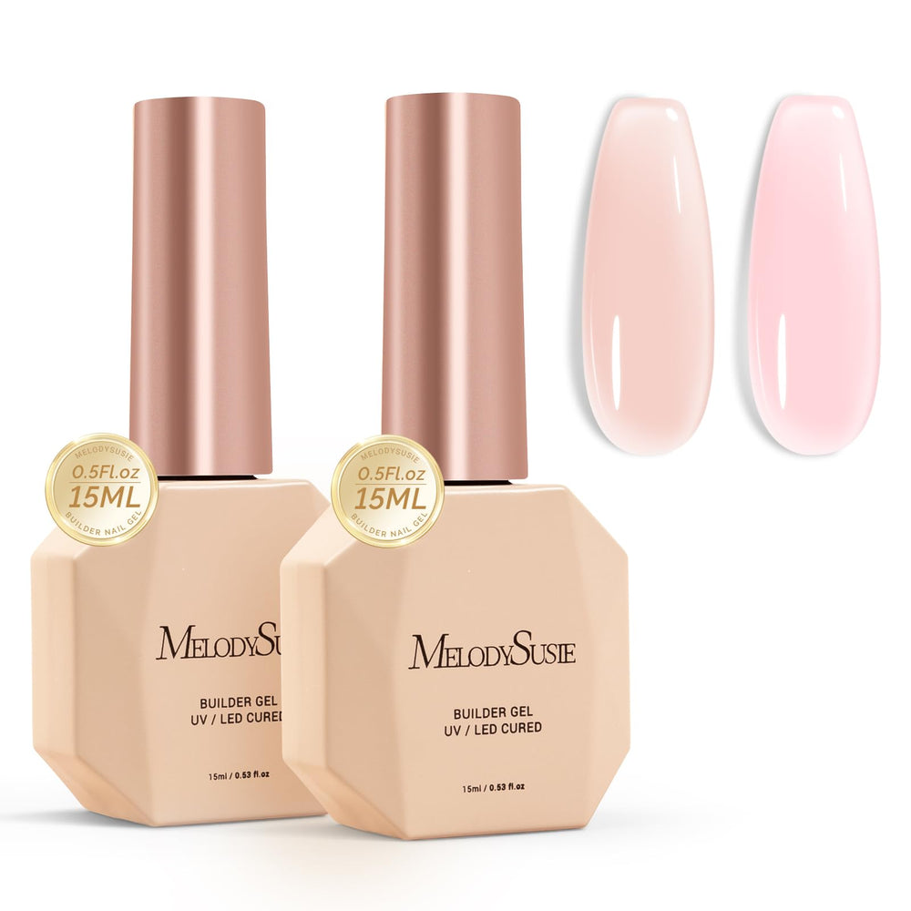MelodySusie nude builder gel bottle for thickening and extension at home.