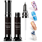 MelodySusie rhinestone glue 8ml bottle shown for precise gem adhesion and strong hold.