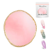 MelodySusie round resin nail art palette with extra-wide workspace for color blending.