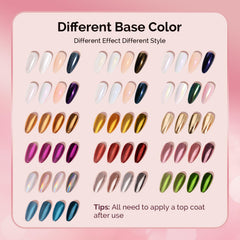 Applying base coat and top coat for chrome shine with MelodySusie