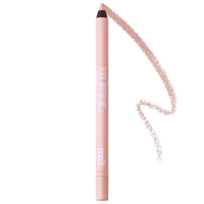 Melt Cosmetics Slick Waterline Eye Pencil Ivory brightens the waterline for a wide-eyed look