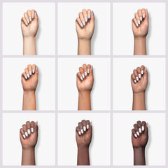 MEMEDA Milky White Nude gel polish color layers creating depth and gloss