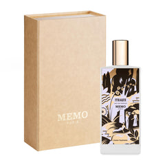Memo Paris Ithaque cap close-up showing premium packaging suitable for gifting.