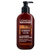 MEN EXPERT Barber Club Cedarwood wash bottle for daily beard and skin cleansing.