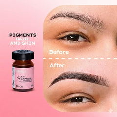 MENELA fixer bottle with bamboo extract nourishes brows during tinting