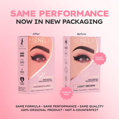 MENELA henna powder 2.5g delivers precise, blendable brow color.