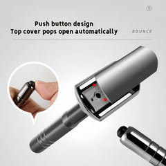 MenGate cleaning brush helps maintain razor hygiene between uses.