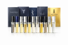 Men's Designer Fragrance Sampler travel size ideal for airport carry-ons and trips.
