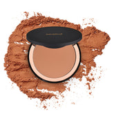 Mented Beach Bum bronzer palette swatch showing warm sun-kissed glow for light to medium skin