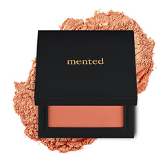 Mented Peach for the Stars blush palette front shows inclusive shade range for all skin tones.