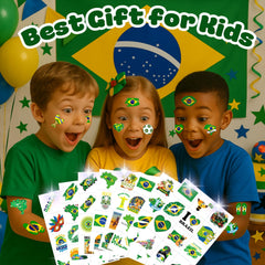 MeoIsDaBest carnival tattoos bring festive color to celebrations and goody bags.