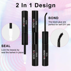 MERETON Lash Cluster Glue dry fast shows quick-drying action.