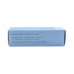 MERIT Signature Lip Lightweight Lipstick Slip satin finish offers a refined, versatile look.