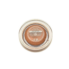 Merit Solo Shadow Eyeshadow Sartorial Bronze on eye demonstrates crease-free wear.