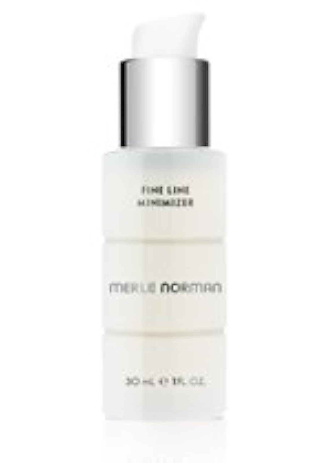 Merle Norman Fine Line Minimizer Serum bottle pour for smoother, younger-looking skin