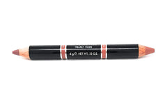 Merle Norman Lip Pencil Plus Nearly Nude applied for precise color with a semi-matte finish.